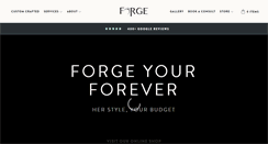 Desktop Screenshot of forgejewelryworks.com